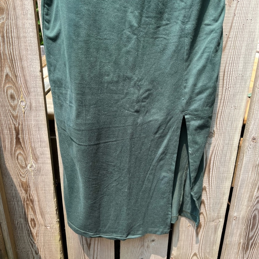 All In Favor Green Jersey Dress - Picture 2 of 6